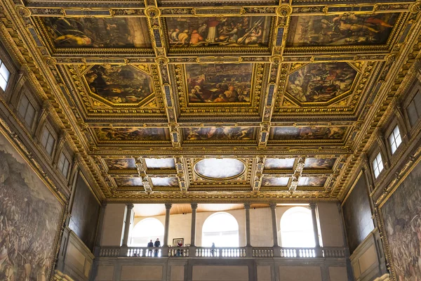 Інтер'єри Палаццо Веккьо, Флоренція, Італія — стокове фото