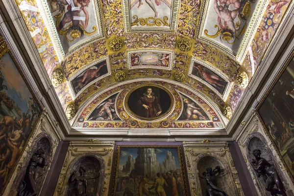 Interiores del Palazzo Vecchio, Florencia, Italia — Foto de Stock