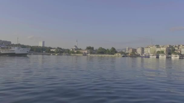 Kadikoy Isztambul Törökország 2021 Isztambul Marmara Tenger Egyik Belvízi Személyhajója — Stock videók