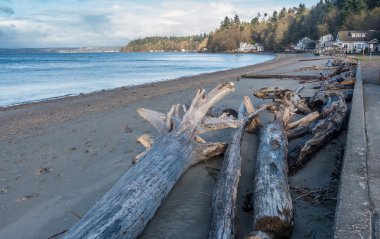 2 çizgi Burnu'ndaki plaj
