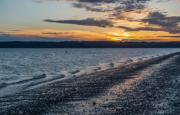 Zonsondergang op drie Tree punt 2 — Stockfoto