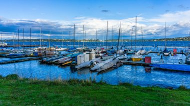 Leschi ve Lwke Washington 'daki denizcinin manzarası.