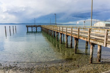 Washigton 'daki Redondo Sahili' nin manzarası..