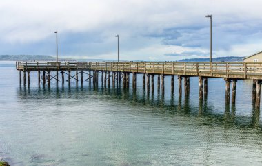 Washigton 'daki Redondo Sahili' nin manzarası..