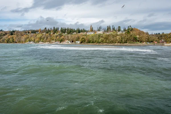 Des Moines strandlinjen — Stockfoto