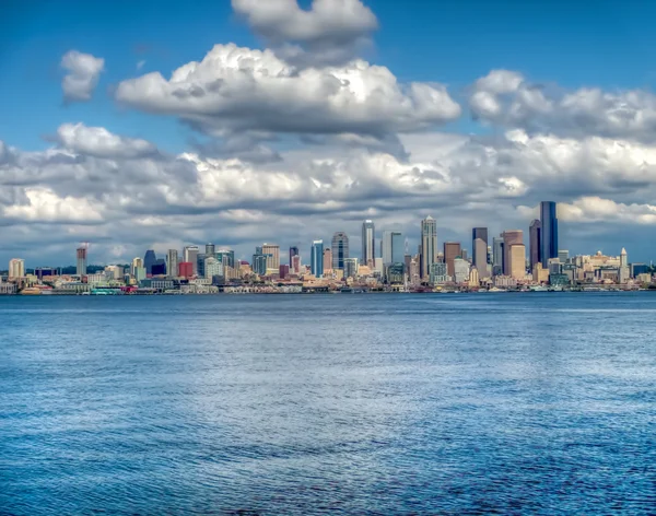 Seattle Stadtbild hdr 4 — Stockfoto