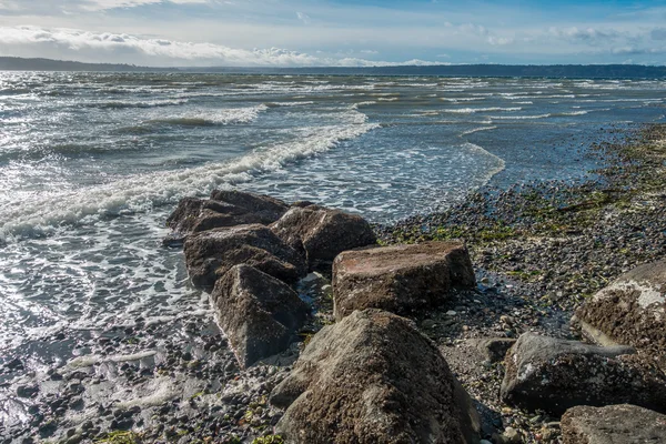 Wietrznie wybrzeże północno-zachodniej — Zdjęcie stockowe