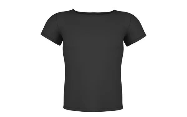 Blanco t-shirt geïsoleerd op witte achtergrond — Stockfoto