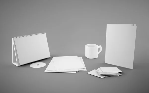 Gri arka planı şablonunda kurumsal kimlik