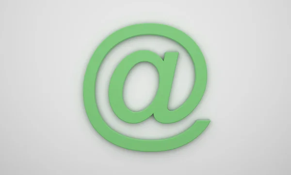 Icona email 3d — Foto Stock