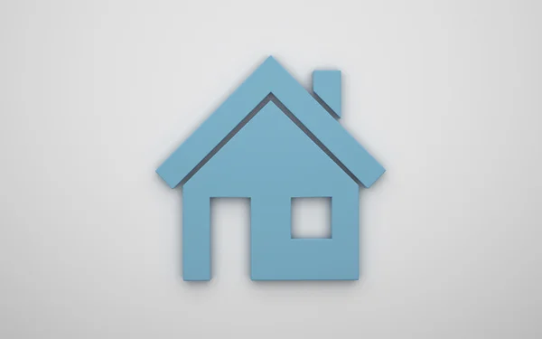 Icono de casa 3d —  Fotos de Stock