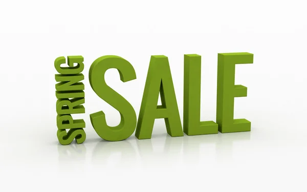 Bahar satış 3d metin