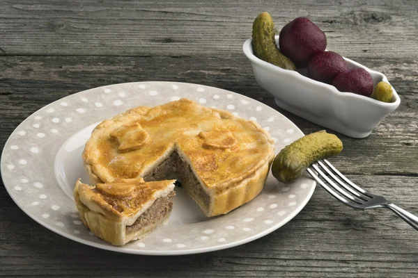 geleneksel İngiliz domuz pie