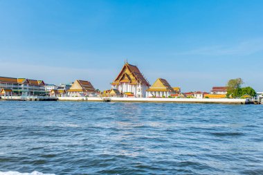 Chao Phraya Nehri 'ndeki Şehir, Bangkok / Tayland