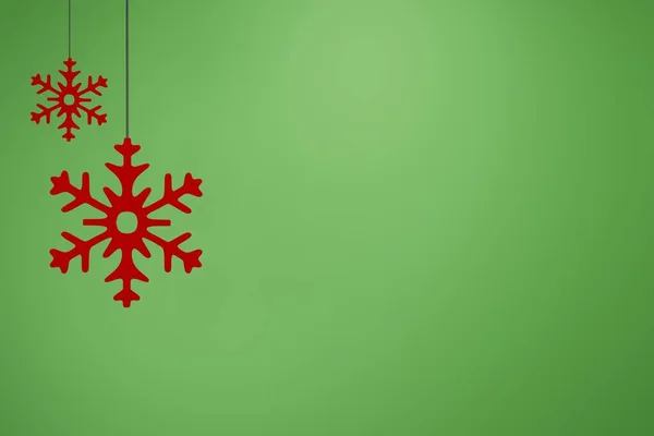 Рендеринг Изображение Рождеством Красный Зеленый Фон Рождественский Фон Зимний Пейзаж — стоковое фото