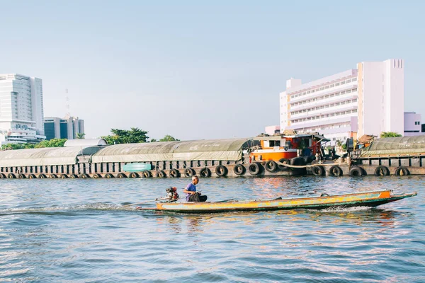 Ville Chao Phraya River Bangkok Thaïlande — Photo