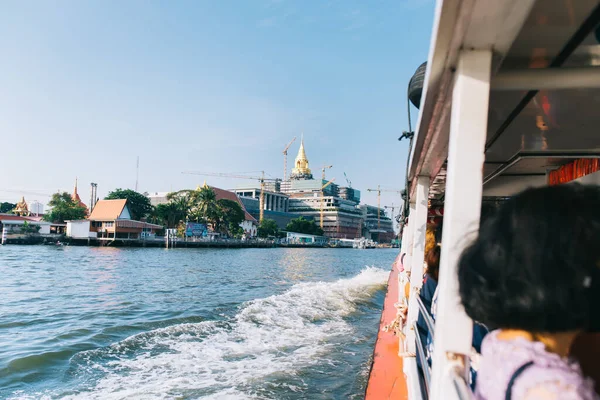 Ville Chao Phraya River Bangkok Thaïlande — Photo