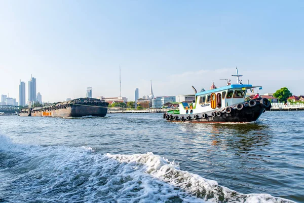 Ville Chao Phraya River Bangkok Thaïlande — Photo