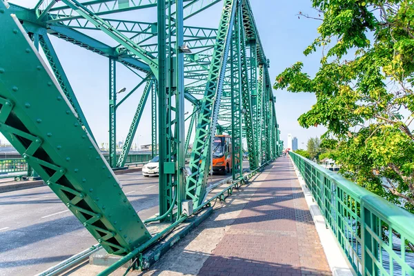 Bangkok Thailand May 2020 Phra Phuttha Yodfa Bridge Bangkok Thailand — Stock Photo, Image