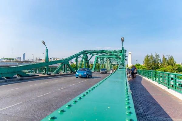 Bangkok Thailand May 2020 Phra Phuttha Yodfa Bridge Bangkok Thailand — Stock Photo, Image