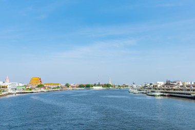 Chao Phraya Nehri 'ndeki Şehir, Bangkok / Tayland