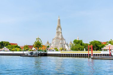 Chao Phraya Nehri 'ndeki Şehir, Bangkok / Tayland