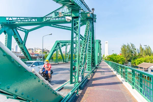 Bangkok Thailand May 2020 Phra Phuttha Yodfa Bridge Bangkok Thailand — Stock Photo, Image