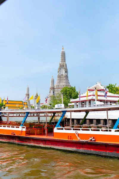 Cidade Chao Phraya River Bangkok Tailândia — Fotografia de Stock