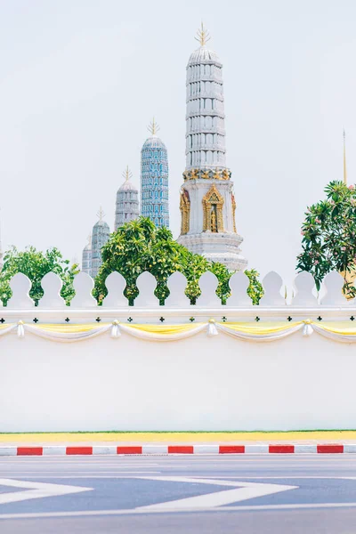 Bangkok Tailândia Abril 2020 Templo Wat Bowonniwet Ratchaworawihan Templo Tem — Fotografia de Stock