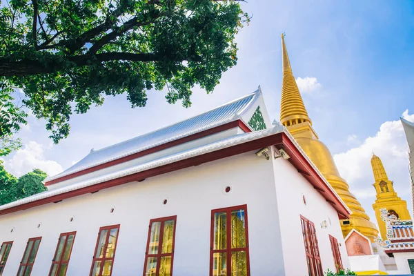 Μπανγκόκ Ταϊλάνδη Απριλίου 2020 Wat Bowonniwet Ratchaworawihan Ναός Ναός Έχουν — Φωτογραφία Αρχείου
