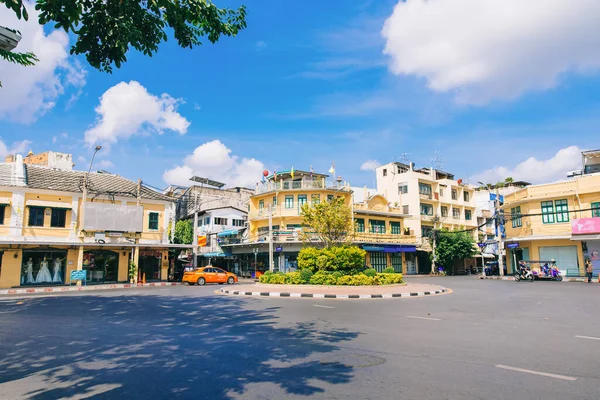 Bangkok Tailândia Abril 2020 Edifícios Antigos Estrada Tanao Perto Monumento — Fotografia de Stock