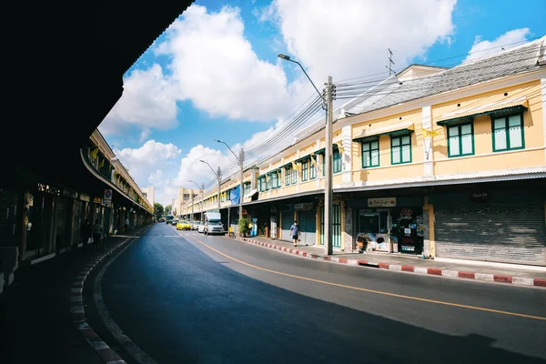 Bangkok Thaiföld Április 2020 Régi Épületek Tanao Road Közelében Democracy — Stock Fotó