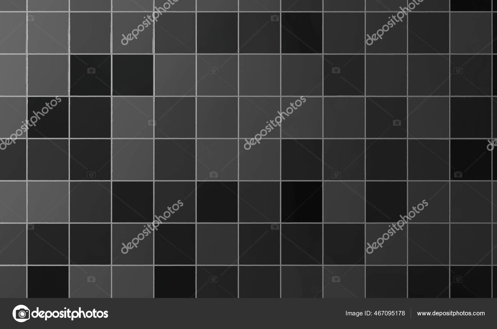 Black Tile Wall Texture Background Wall Floor Pattern — Stock Photo
