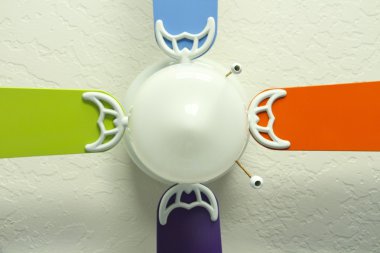 Colored Ceiling Fan clipart