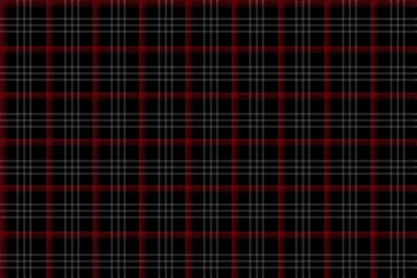 Plaid Pattern Stile scozzese con sfondo nero — Vettoriale Stock