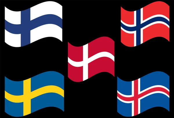 Scandinavain bayraklı ülkeleri