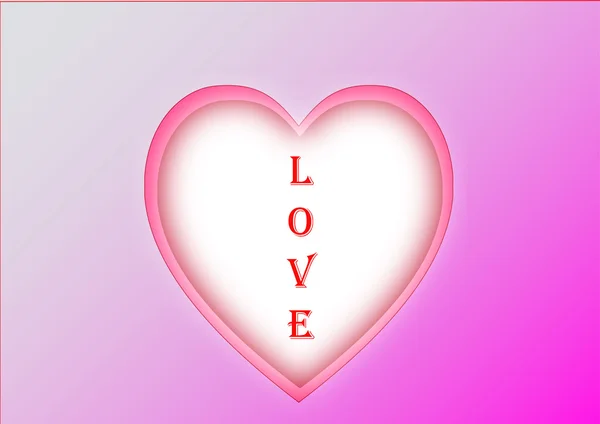 Herz der Liebe — Stockvektor