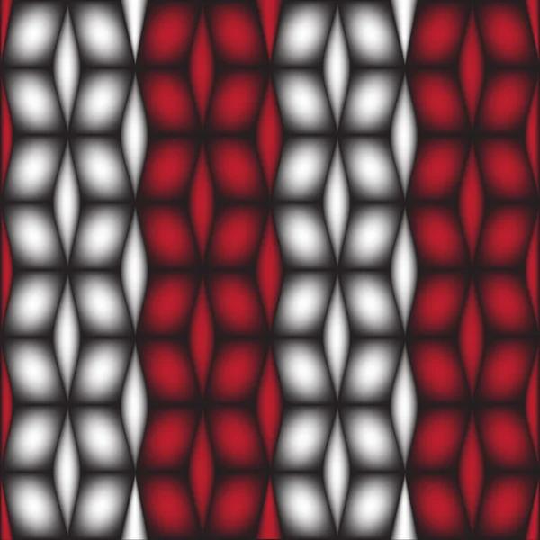 几何方形框白色和红色 — 图库矢量图片