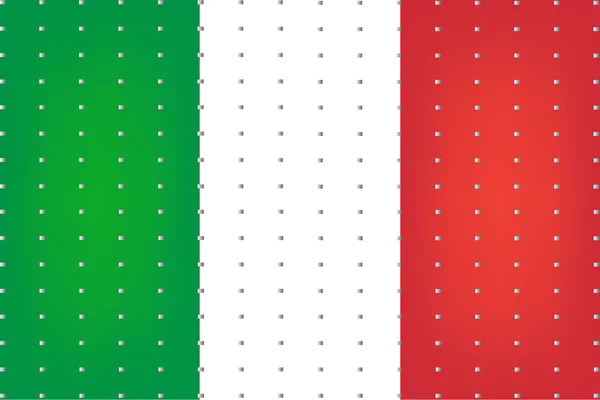 Flaga Włoch w sztuce projektowania ilustrator wektor Esp 10 — Wektor stockowy