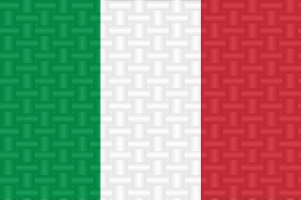 Bandeira do italiano em design de arte ilustrador vector ESP 10 — Vetor de Stock