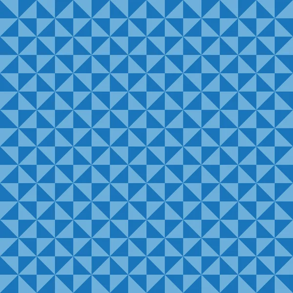 Geomatrisches Dreieck blaues Muster — Stockvektor