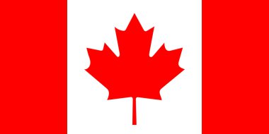Kanada bayrağı Standart renk boyutu ve oranı