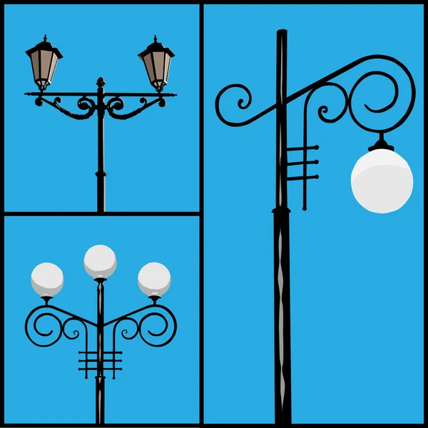 Lamppost — Stock Vector