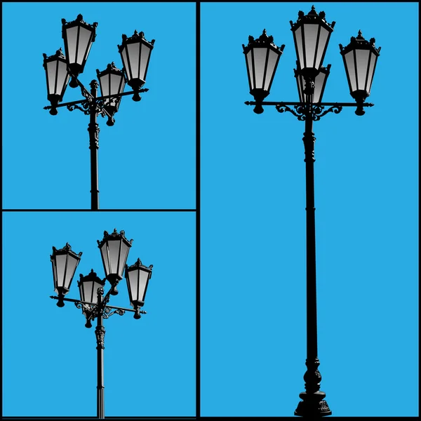 Lampadaire — Image vectorielle