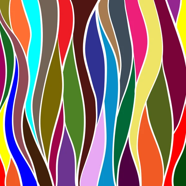 Background stained glass multi-colored stripes — Stok Vektör