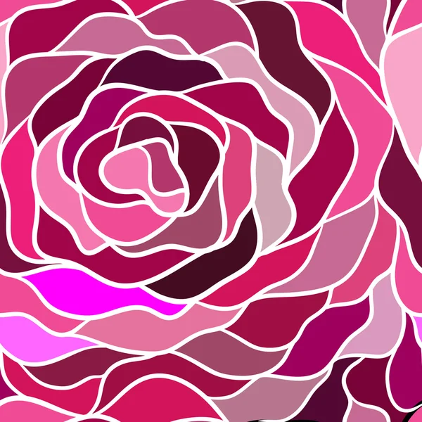Seamless pattern with mosaic flower.