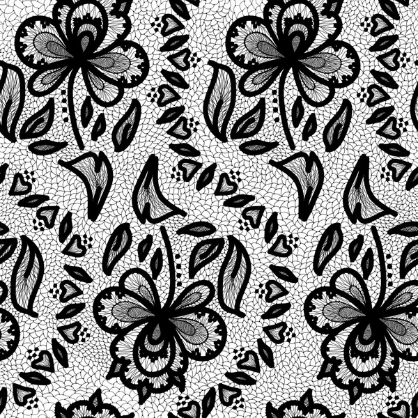 Seamless lace pattern — Stock Vector