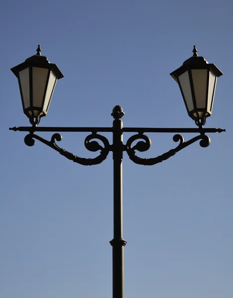Iluminação decorativa rua — Fotografia de Stock