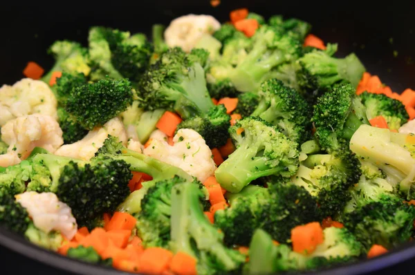 Steamed vegetables closeup — Stock Photo, Image