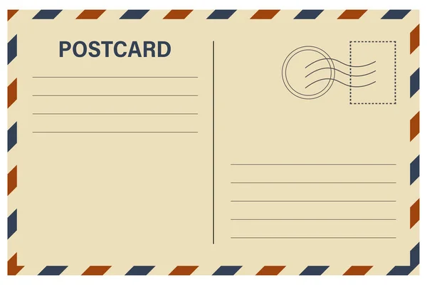 Beyaz kağıt desenli vektör kartpostalı